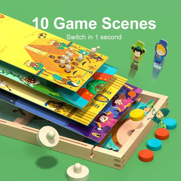 Mideer Board game 10 in 1 Carron