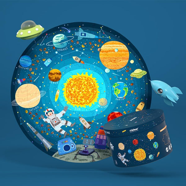 Mideer - 150P Round Puzzle -Wandering Through The Space