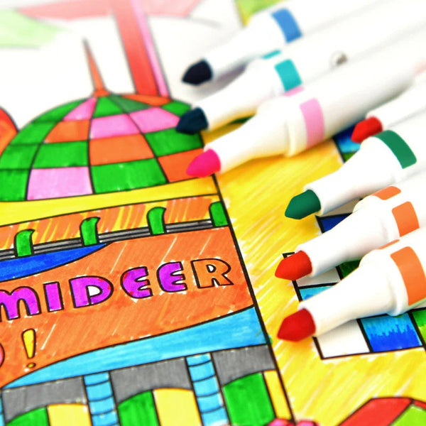 WASHABLE MARKER Small Tip 12 Colors