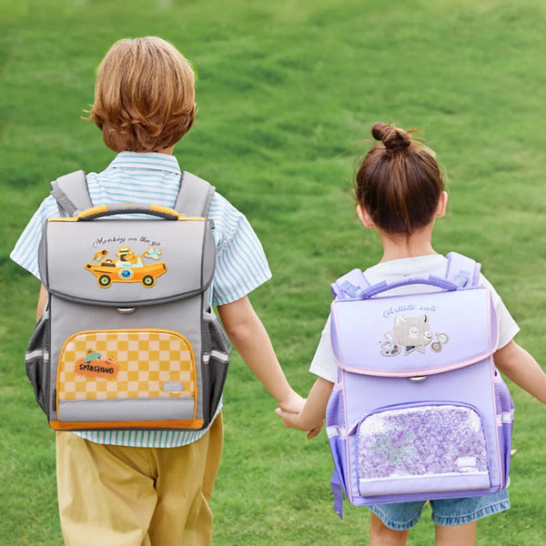 Mideer - Spinecare Kids Backpack - Painting Cat