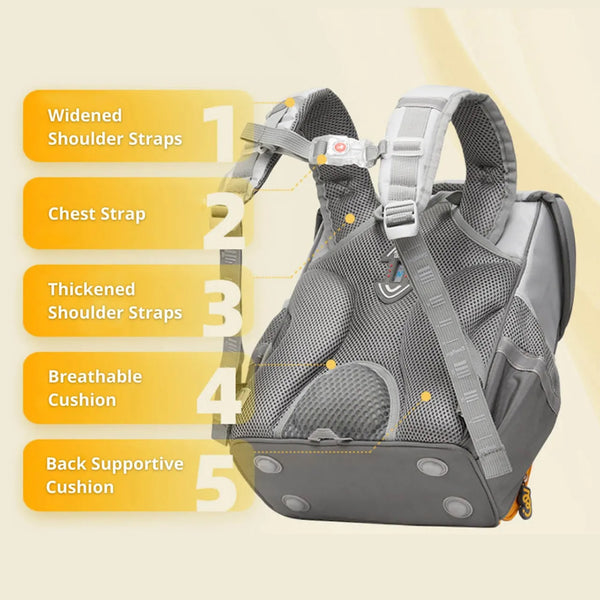Mideer - Spinecare Kids Backpack - Painting Cat