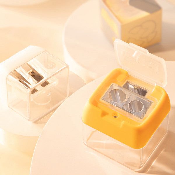Mideer - Mideer Three-Hole Pencil Sharpener - Cloud White