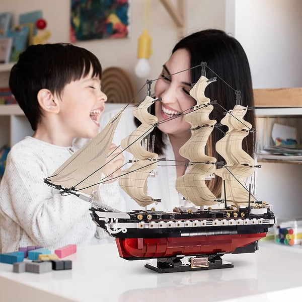 Sluban - Modelbricks - Uss Constitution 1X-21 Frigate 1:170