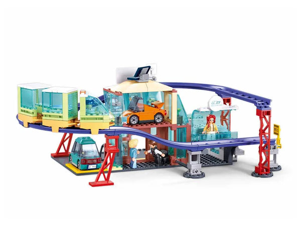 Sluban - Metropolis New Energy Vehicle 4S Store 371 Pcs