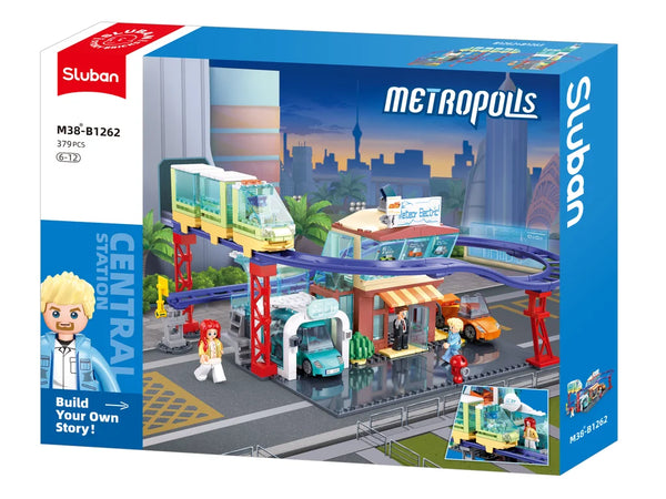 Sluban - Metropolis New Energy Vehicle 4S Store 371 Pcs