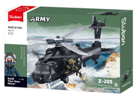 Sluban - Army-Z-20S Attack Helicopter 1/44 Pcs