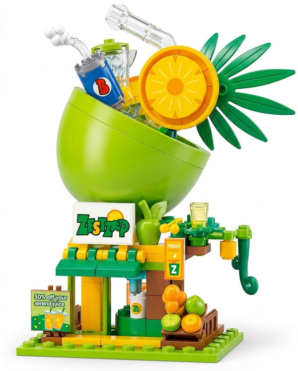 Sluban - Mini Handcraft- Juice Store 88 Pcs