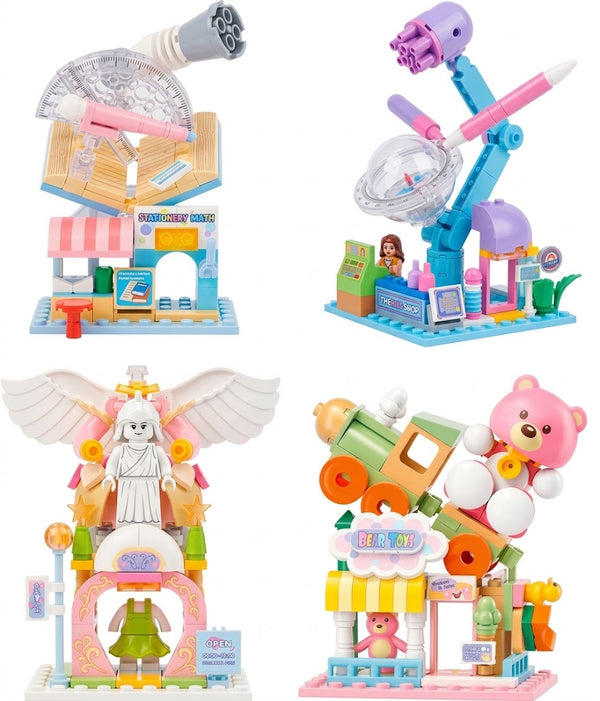 Sluban - Mini Handcraft-Store Set 4 Types (8 Boxes In 1 Display Box)