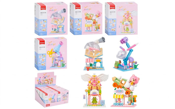 Sluban - Mini Handcraft-Store Set 4 Types (8 Boxes In 1 Display Box)