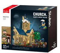 Sluban ModelBricks Church of Sainte-Mère-Église 2287 Pcs