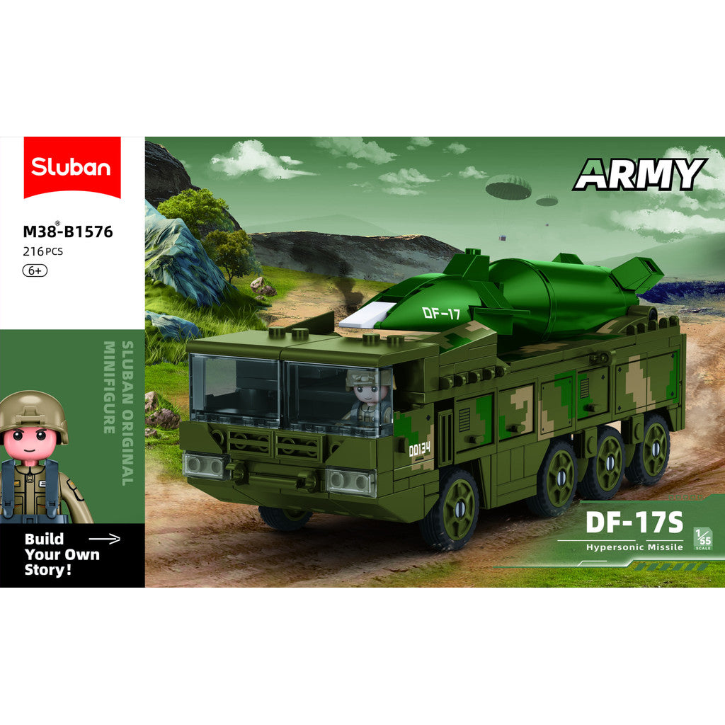 Sluban - Army DF-17S Missile Vehicle 1/55