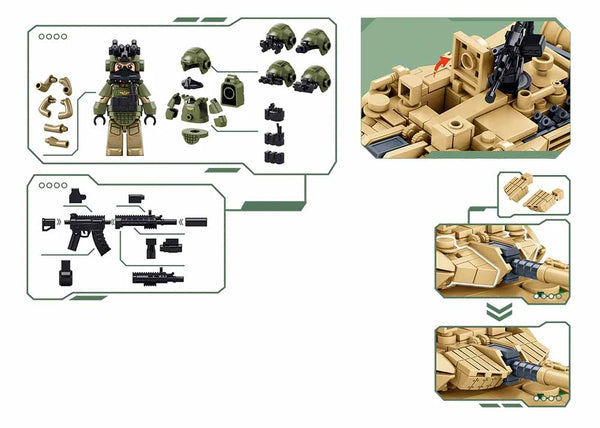 Sluban - Army Type 15 Light Tank 1/45