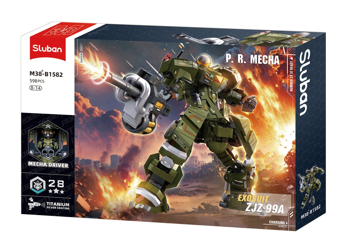Sluban - Mecha Exosuit - ZJZ-99A 28 598 Pcs