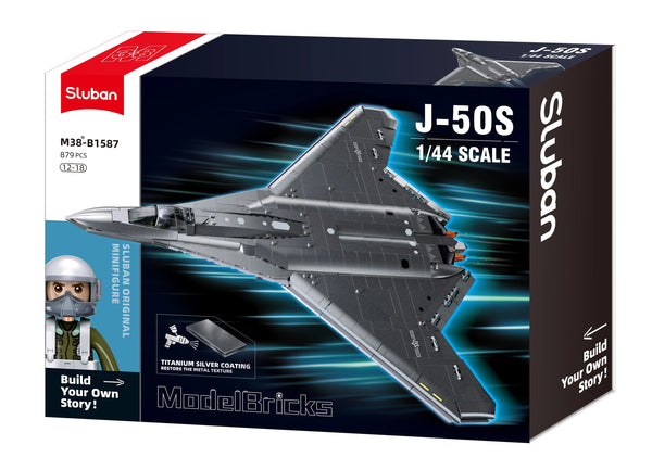 Sluban - Modelbricks J-50S Fighter Jet 879 Pcs