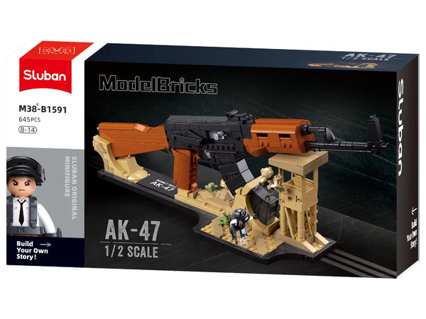 Sluban - Gun AK-47S 1/2 645 Pcs