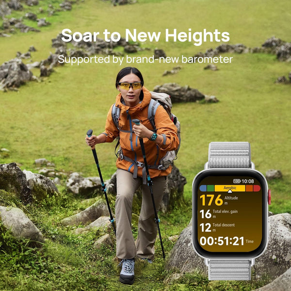 Huawie - Watch Fit 4 Smart Watch for Unisex, AMOLED Display, 1.82 Inch - Grey
