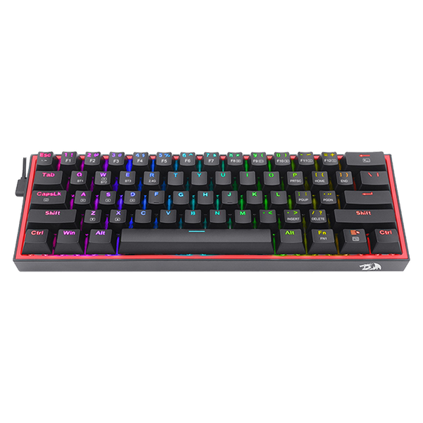 Redragon Fizz Pro K616 RGB Black - Bluetooth 2.4G Wired Keyboard