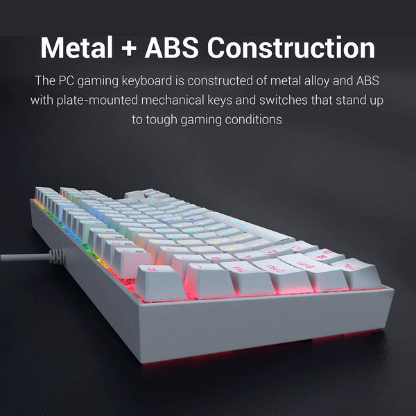 Redragon KUMARA Mechanical Gaming Keyboard White-Red switch