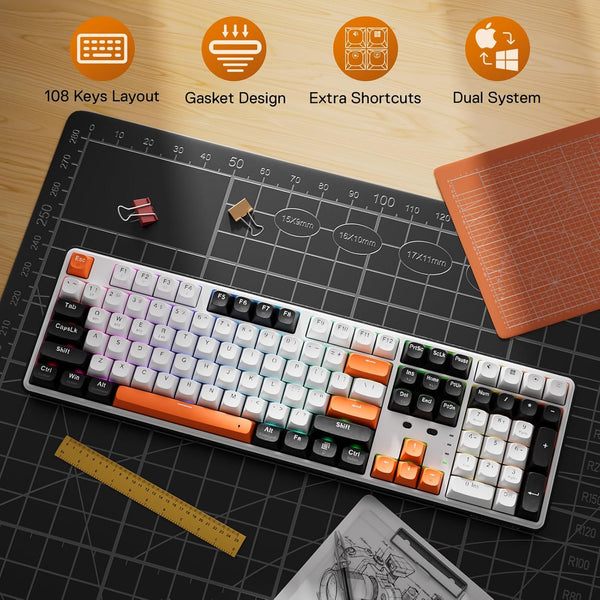 WYVERN PRO ,wired&2.4G&BT keyboard