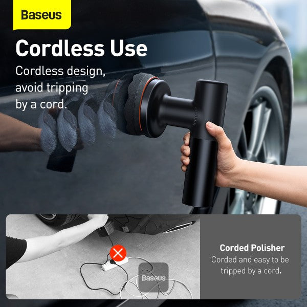 Baseus - Baseus New Power Cordless Electric Polisher Black