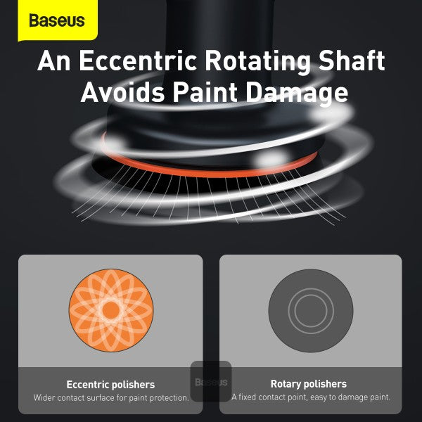 Baseus - Baseus New Power Cordless Electric Polisher Black