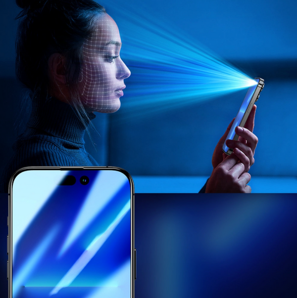 Joyroom - Tempered Glass Screen Protector 2.5D Full Screen with Black Edge For iPhone 14 Pro 6.1 (Privacy)