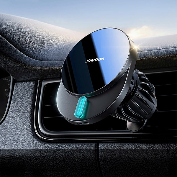 Joyroom - Magnetic Wireless Car Charger Holder - Black