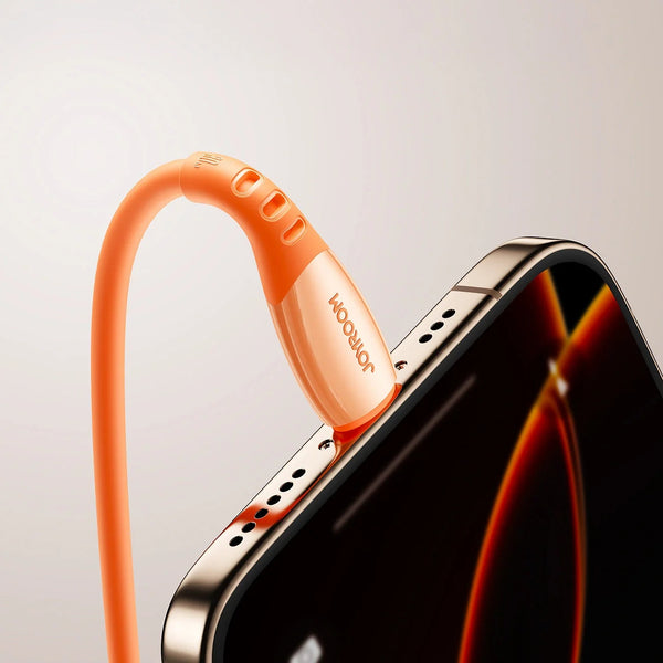 Joyroom S-A59 Vibrant Series 30W Fast Charging Data Cable (Type-Cto Lightining) - Orange