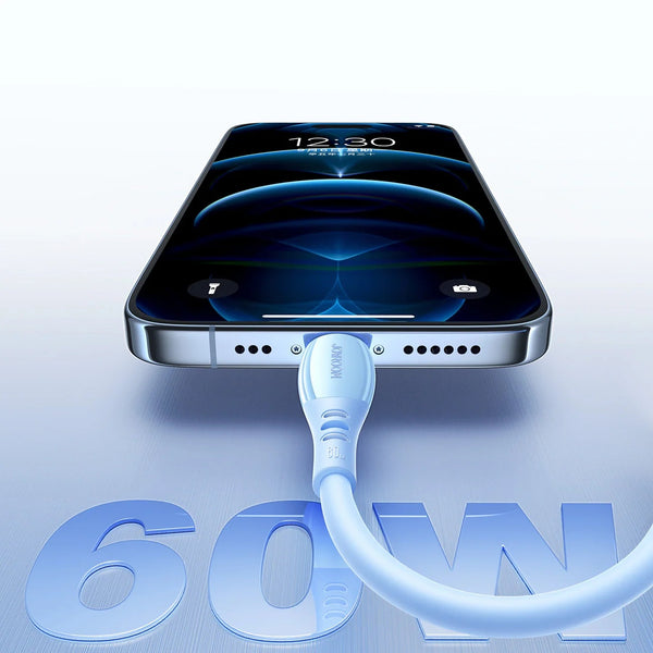 Joyroom S-A59 Vibrant Series 60W Fast Charging Data Cable (Type-C to Type-C) - Blue
