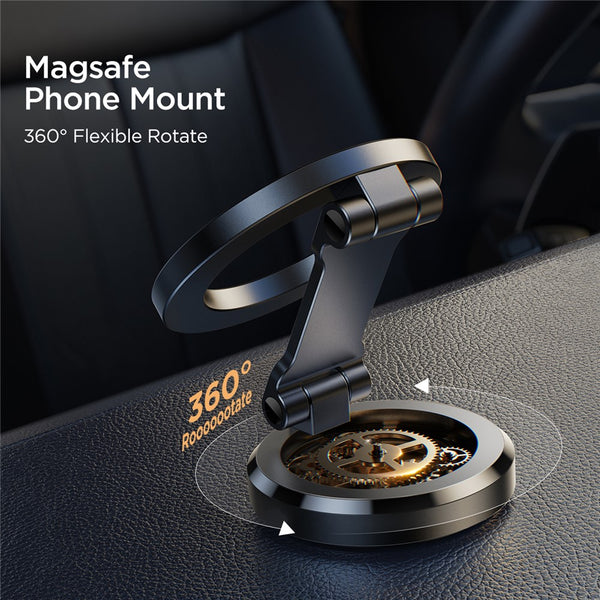 Joyroom - Foldable Magnetic Car Phone Mount - Black