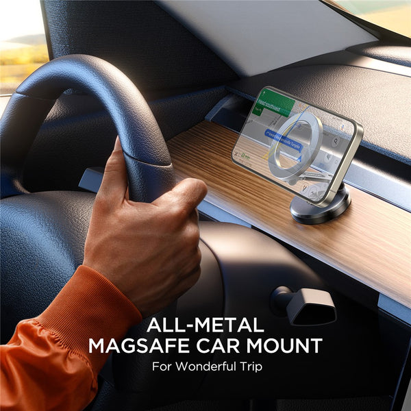 Joyroom - Foldable Magnetic Car Phone Mount - Black