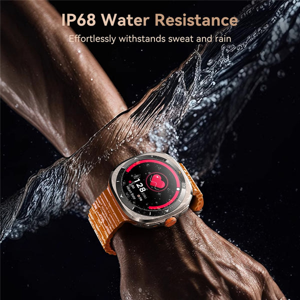 Joyroom Amoled Venture Series Jr-Fv2 Smart Watch - Sunset Orange& Glight Grey