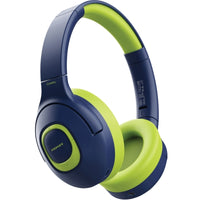 Promate Coddy Hi-Definition Safe Audio Wireless Headphone kids - Emerald