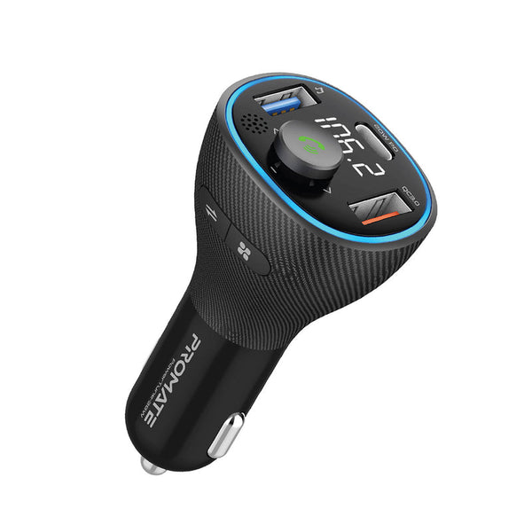 Promate PowerTune-38W Wireless Hands-free Kit with FM Transmitter