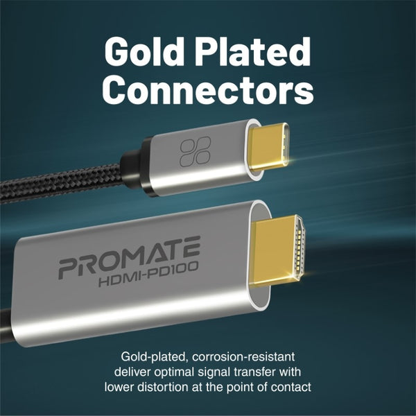 Promate Hdmi-Pd100, Usb-C To Hdmi