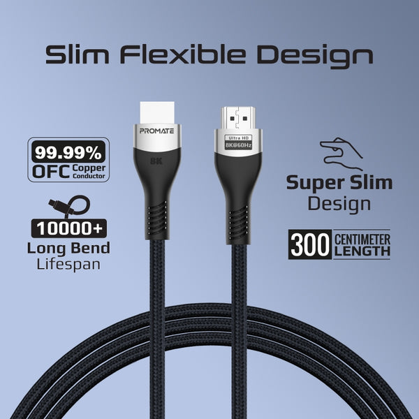 Promate Primelink8K-300, Hdmi Cable