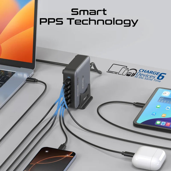 Promate Powerbase-Gan285W, Charging Station