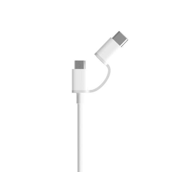 Xiaomi - Mi 2-in-1 USB Cable (Micro USB to Type C) 100cm
