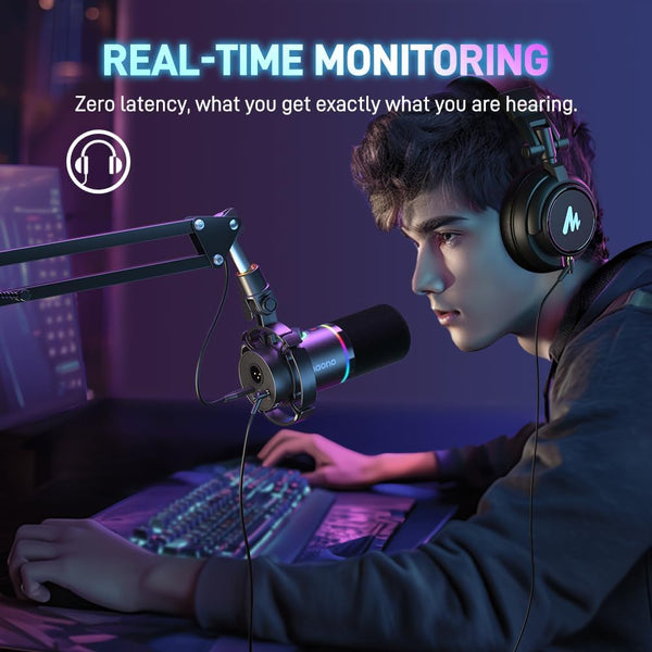 Maono - Pd200X Usb/Xlr Dynamic Microphone - Black