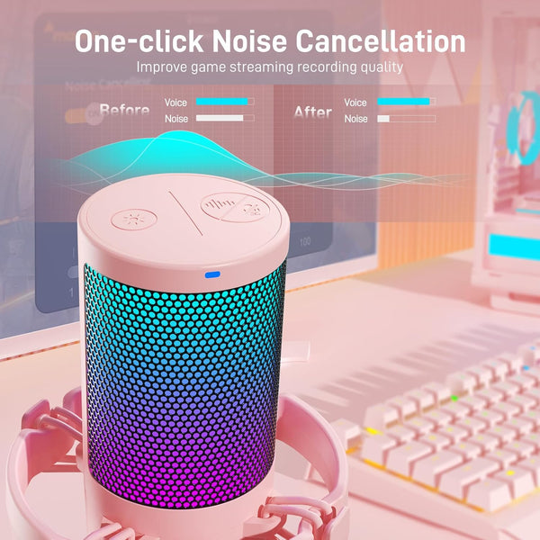 Maono - Maonocaster Gaming Microphone - Pink