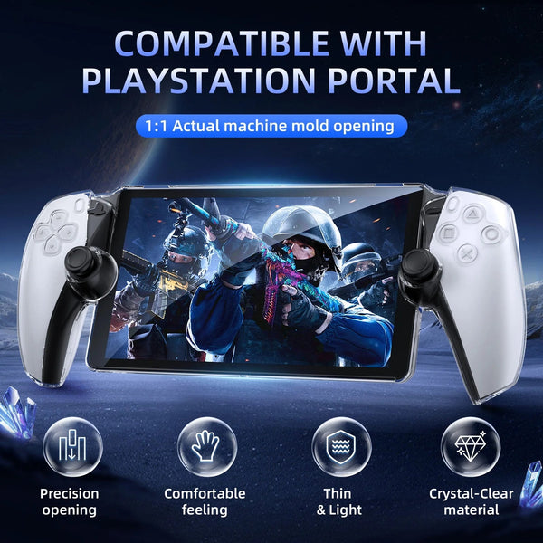 Iine Transparent Protective Shell For Playstation Portal Remote Player