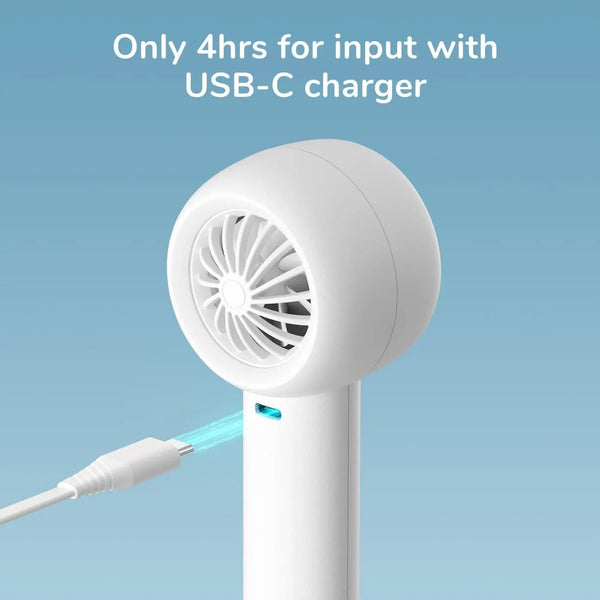 Portable Fan Handheld Fan Life5(4500Nah) - White