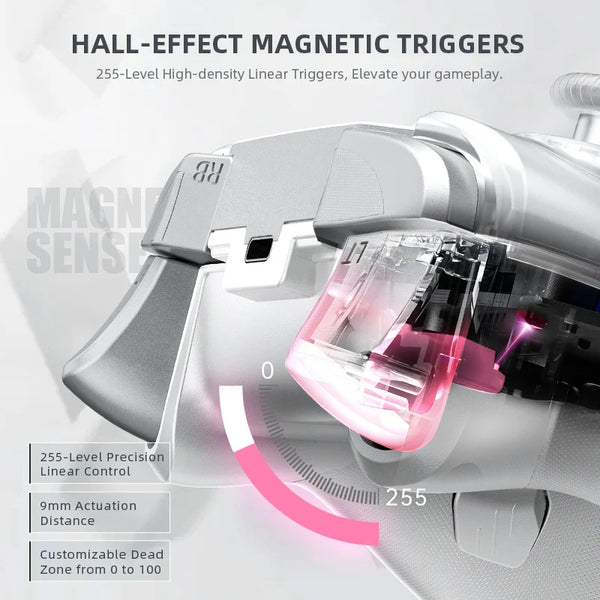Machenike G5Pro Max 1000Hz Wireless Gaming Controller - White