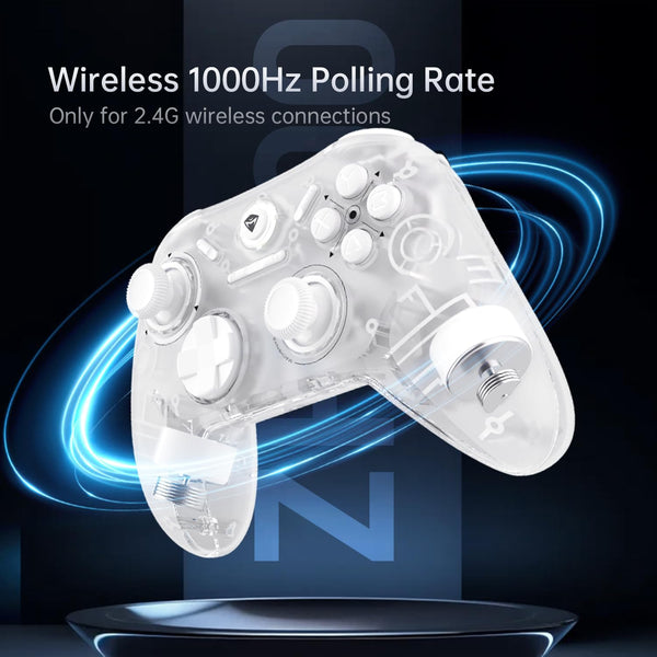 Machenike G1 Pro 1000Hz Wireless Gaming Controller - White