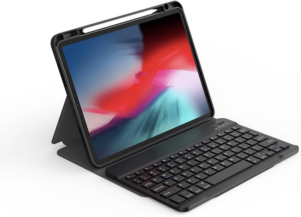 Wiwu Keyboard Case for 10.2 and 10.5 Inch Tablets Typing Cover - Black
