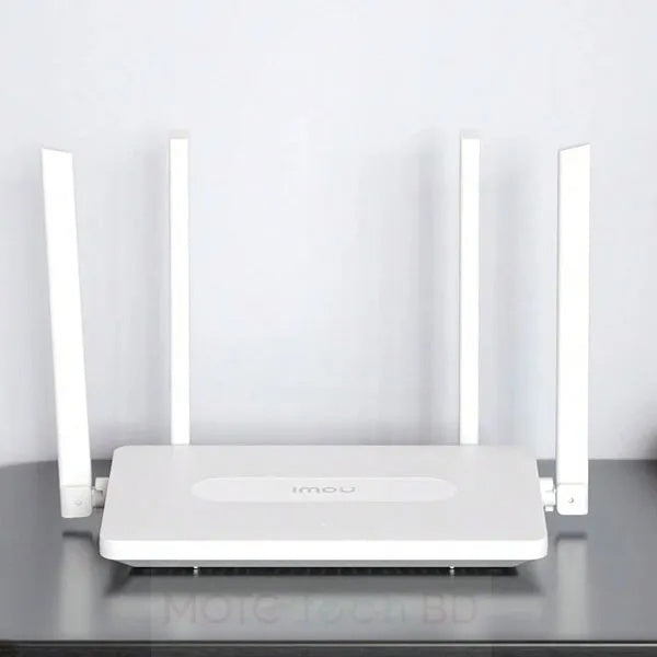 Imou Dual-Band AC1200 Wi-Fi Router | 2.4 GHz & 5 GHz | 300 + 867 Mbps | 1 WAN + 3 LAN Ports | Guest Network
