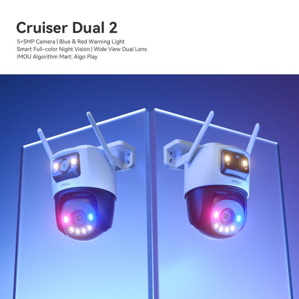 Imou Cruiser Dual 2 3MP + 3MP Dual-Lens Outdoor Camera | Smart Home Security