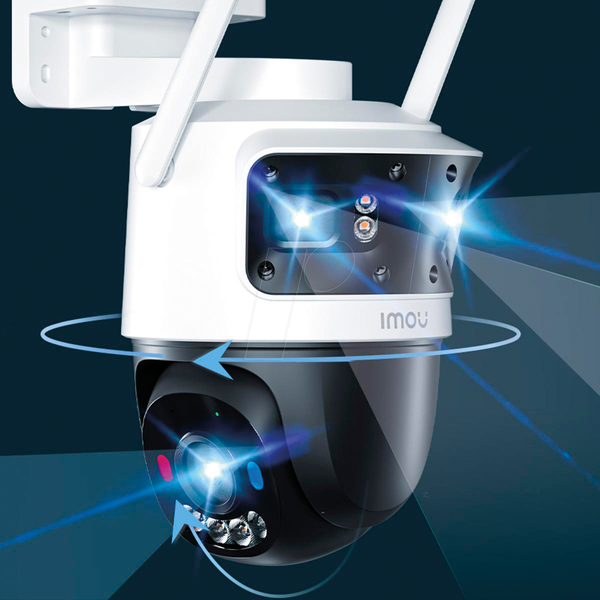 Imou Cruiser 11MP Triple-Lens Outdoor PT Camera | Smart Home Security | Pan-Tilt | Night Vision | Motion Detection