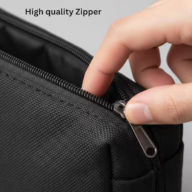 Wiwu - Lightweight Urban Pouch Multi-Pocket Organizer Bag Durable Handle, (Black)