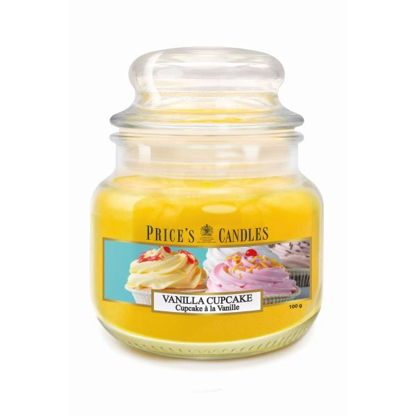 Prices S Scented Candle Jar 100G Burntime 30H Vanilla Cupcak